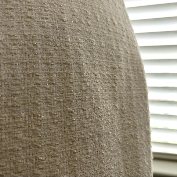 Antonio Melani Gold Shimmer Party Dress with Shoulder Ribbon Details - Picture 6 of 7